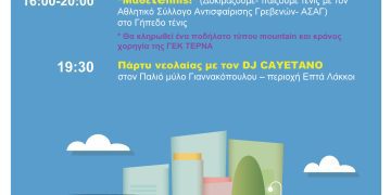 Δήμος Γρεβενών: Με τένις, οδική ασφάλεια, πάρτυ νεολαίας και κλήρωση ποδηλάτου ξεκινά στις 16 Σεπτεμβρίου η «Ευρωπαϊκή Εβδομάδα Κινητικότητας»
