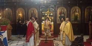 Όρθρος και Αρχιερατική Θεία Λειτουργία στον Ιερό Μητροπολιτικό Ναό Ευαγγελισμού της Θεοτόκου στα Γρεβενά. Χειροτονία ιερέως.