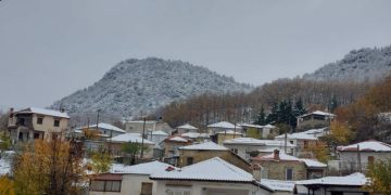 Tο Μυστήριο του Ιερού Ευχελαίου στο χιονισμένο Πρόσβορο