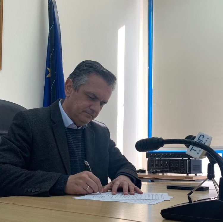 Υπογραφή σύμβασης για την εκτέλεση έργου: «Δομική Ενίσχυση και Αποκατάσταση Ακραίων Σπονδύλων Μ6.2 Υψηλής Γέφυρας Σερβίων»