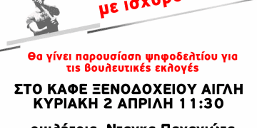 Παρουσίαση υποψηφίων βουλευτών του ΚΚΕ στα Γρεβενά