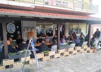 Επισκέψεις του υποψηφίου βουλευτή της ΝΔ Θανάση Σταυρόπουλο