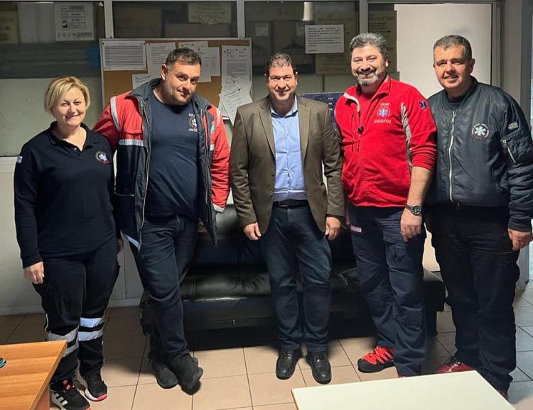 Επίσκεψη στο ΕΚΑΒ Γρεβενών