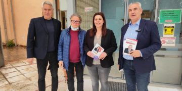 Επίσκεψη υποψήφιου Βουλευτή Γρεβενών του ΣΥΡΙΖΑ-ΠΣ, Χρήστου Μπγιάλα στο Δημαρχείο και στο Νοσοκομείο Γρεβενών