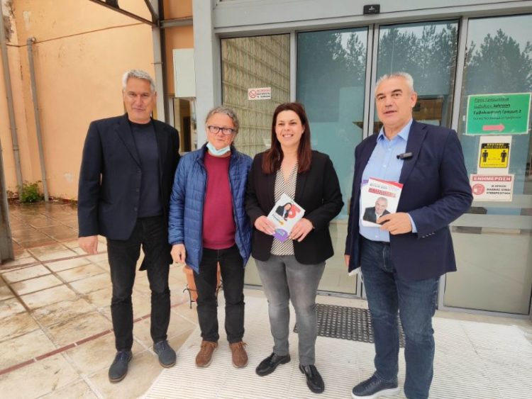 Επίσκεψη υποψήφιου Βουλευτή Γρεβενών του ΣΥΡΙΖΑ-ΠΣ, Χρήστου Μπγιάλα στο Δημαρχείο και στο Νοσοκομείο Γρεβενών
