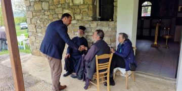 Ιωάννης Γ. Στούπας Υποψήφιος Βουλευτής Ν. Γρεβενών ΠΑΣΟΚ – ΚΙΝΑΛ: Επίσκεψη στο εξωκκλήσι του Αγίου Αθανασίου στον Ζιάκα Γρεβενών