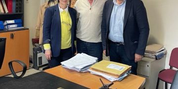 Επίσκεψη του Θανάση Σταυρόπουλου Υποψήφιο Βουλευτή Ν. Γρεβενών ΝΔ στον ΕΦΚΑ και στον ΟΑΕΔ Γρεβενών