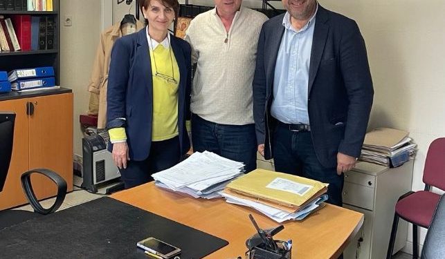 Επίσκεψη του Θανάση Σταυρόπουλου Υποψήφιο Βουλευτή Ν. Γρεβενών ΝΔ στον ΕΦΚΑ και στον ΟΑΕΔ Γρεβενών