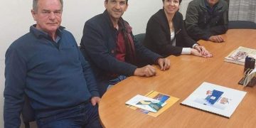 Επίσκεψη της Λαμπρινή Κόγιου – Χατζηζήση Υποψήφια Βουλευτής Ν. Γρεβενών ΝΔ στο Εργατοϋπαλληλικό Κέντρο Γρεβενών