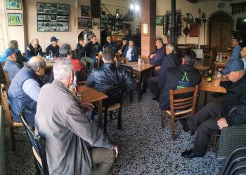 Επισκέψεις του υποψηφίου βουλευτή της ΝΔ Θανάση Σταυρόπουλο σε Μεσόλακκο, Καλόχι, Αγάπη, Κέντρο, Νησί, Αγαλαίοι,Ταξιάρχη, Μηλιά