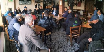 Επισκέψεις του υποψηφίου βουλευτή της ΝΔ Θανάση Σταυρόπουλο σε Μεσόλακκο, Καλόχι, Αγάπη, Κέντρο, Νησί, Αγαλαίοι,Ταξιάρχη, Μηλιά