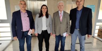 Επίσκεψη υποψήφιου βουλευτή Γρεβενών του ΣΥΡΙΖΑ-ΠΣ, Χρήστου Μπγιάλα, στο Διοικητήριο της ΠΕ Γρεβενών και στη τοπική Διεύθυνση ΕΦΚΑ