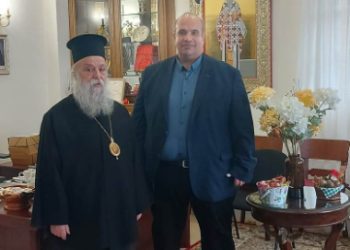 Επίσκεψη του Γιάννη Γιάτσιου Υποψήφιο Βουλευτή Ν. Γρεβενών ΝΔ στον Σεβασμιότατο Μητροπολίτη Γρεβενών κκ. Δαυίδ.