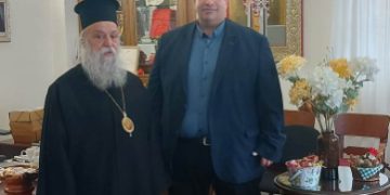 Επίσκεψη του Γιάννη Γιάτσιου Υποψήφιο Βουλευτή Ν. Γρεβενών ΝΔ στον Σεβασμιότατο Μητροπολίτη Γρεβενών κκ. Δαυίδ.