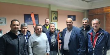 Επίσκεψη του Γιάννη Γιάτσιου στο επιμελητήριο και το Χιονοδρομικό Ορειβατικό Σύλλογο Γρεβενών