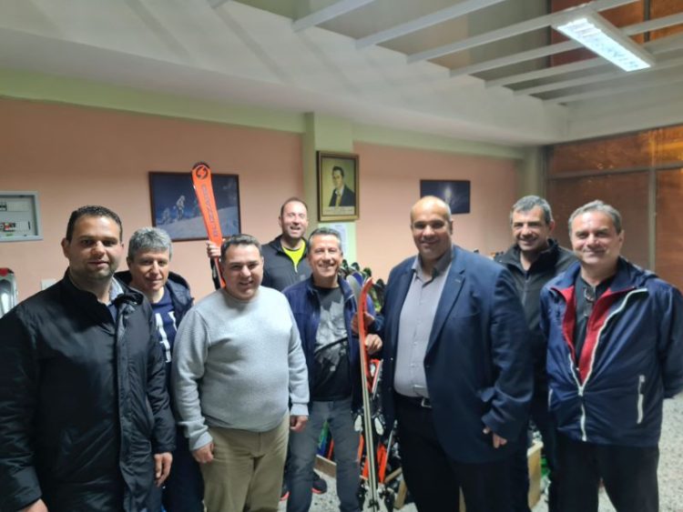 Επίσκεψη του Γιάννη Γιάτσιου στο επιμελητήριο και το Χιονοδρομικό Ορειβατικό Σύλλογο Γρεβενών