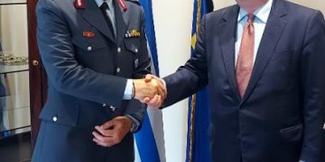 Εθιμοτυπική επίσκεψη του Αστυνομικού Διευθυντή Δυτικής Μακεδονίας στον Γενικό Πρόξενο της Ελλάδος στην Κορυτσά Αλβανίας