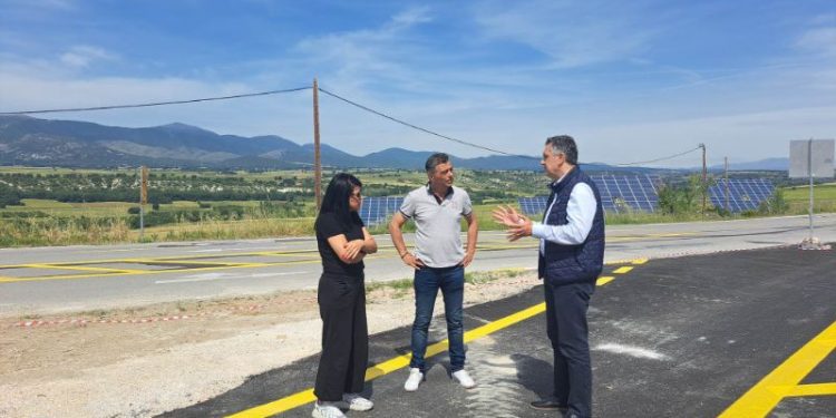 Γ. Κασαπίδη: Εργασίες του οδικού έργου «Παράκαμψη οικισμού Κήπου»