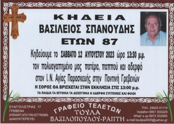 Β ΣΠΑΝΟΥΔΗΣ