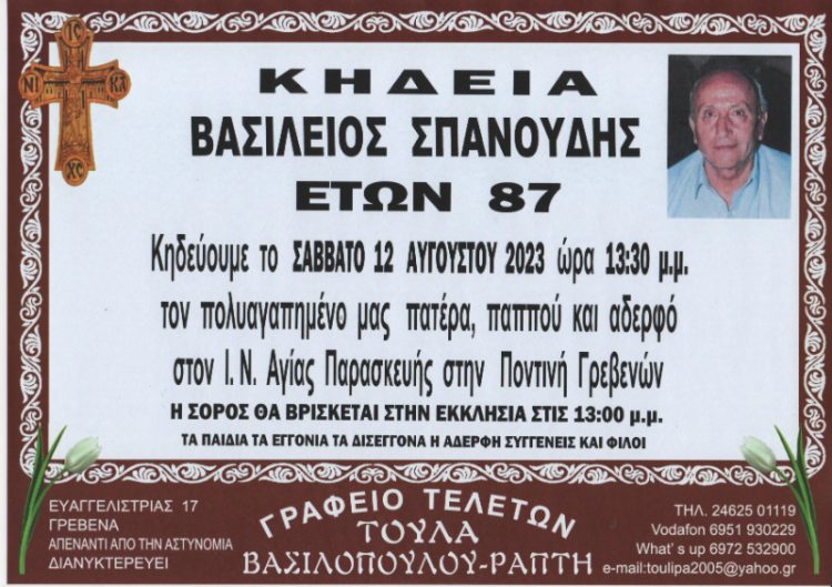 Β ΣΠΑΝΟΥΔΗΣ