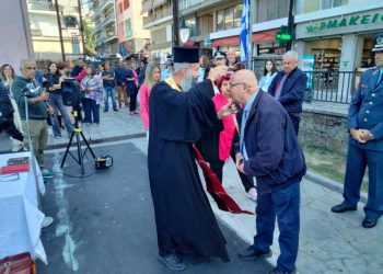 Ο υποψήφιος Δήμαρχος Γρεβενών κ. Ταταρίδης Κυριάκος στον Αγιασμό των σχολείων