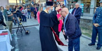 Ο υποψήφιος Δήμαρχος Γρεβενών κ. Ταταρίδης Κυριάκος στον Αγιασμό των σχολείων