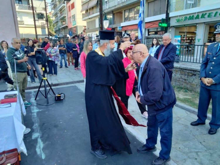 Ο υποψήφιος Δήμαρχος Γρεβενών κ. Ταταρίδης Κυριάκος στον Αγιασμό των σχολείων
