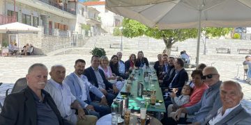 Ο υποψήφιος Δήμαρχος Γρεβενών Χρήστος Τριγώνης σε Ελεύθερο, Μέγαρο, Εκκλησιές, Κυδωνιές (Φωτογραφίες)