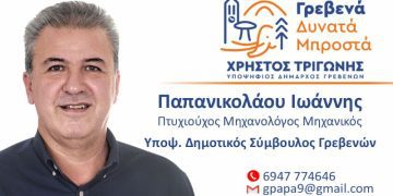 Ιωάννης Παπανικολάου Υποψήφιος Δημοτικός Σύμβουλος