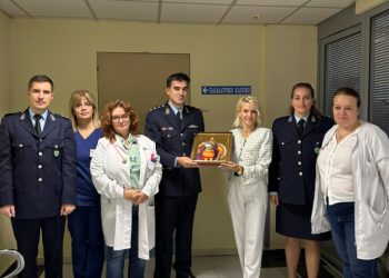 Αντιπροσωπεία αστυνομικών των Υπηρεσιών της Γεν.Περιφ.Αστ.Διεύθ.Δ.Μακεδονίας επισκέφθηκε τα Γεν.Νοσ. της Δυτ.Μακεδονίας