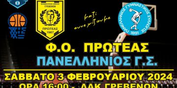 ΠΡΩΤΑΘΛΗΜΑ NATIONAL LEAGUE 1 (2ος ΟΜΙΛΟΣ) Φ.Ο.ΠΡΩΤΕΑΣ ΓΡΕΒΕΝΩΝ-ΠΑΝΕΛΛΗΝΙΟΣ Γ.Σ.