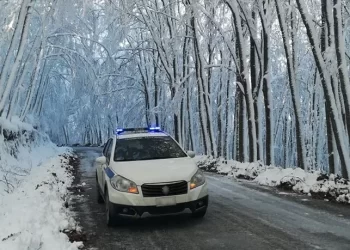 Κατάσταση στο οδικό δίκτυο της Περιφέρειας Δυτικής Μακεδονίας ανά Διεύθυνση Αστυνομίας.