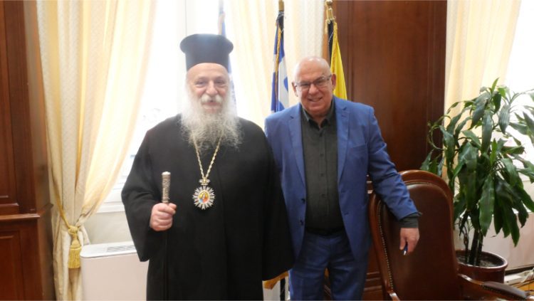 Επίσκεψη του Μητροπολίτη Γρεβενών κ.κ. Δαβίδ στον Δήμαρχο Γρεβενών