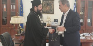 Επίσκεψη  του Μητροπολίτη Σισανίου και Σιατίστης Αθανάσιου στον Περιφερειάρχη