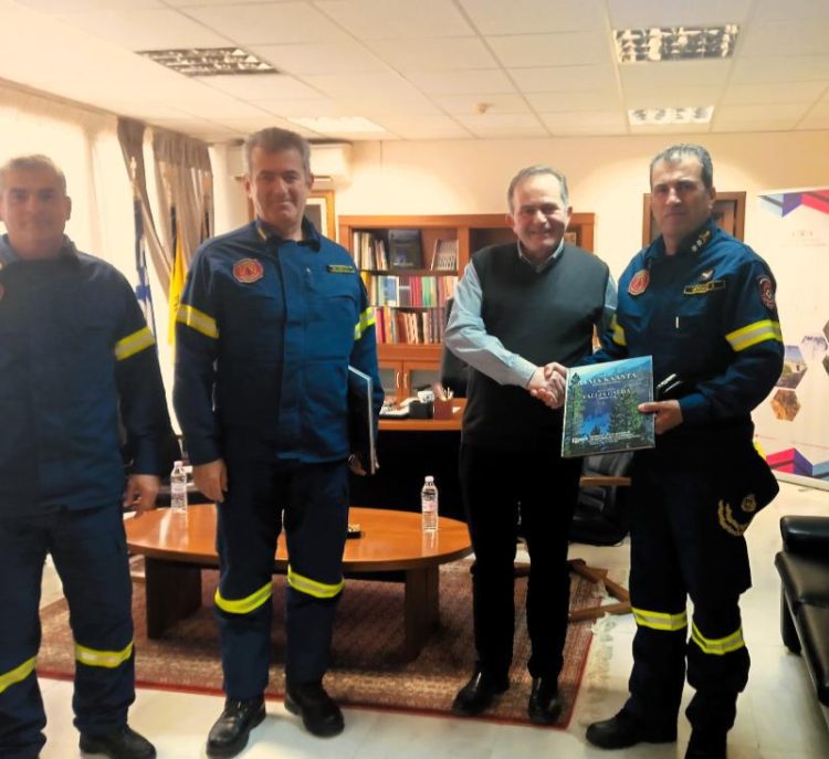 ΣΥΝΑΝΤΗΣΗ ΑΝΤΙΠΕΡΙΦΕΡΕΙΑΡΧΗ ΜΕ ΤΟΝ ΓΕΝΙΚΟ ΕΠΙΘΕΩΡΗΤΗ ΤΟΥ ΠΥΡΟΣΒΕΣΤΙΚΟΥ ΣΩΜΑΤΟΣ ΒΟΡΕΙΟΥ ΕΛΛΑΔΟΣ