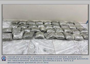 Συνελήφθη από αστυνομικούς της Υποδιεύθυνσης Ασφάλειας Καστοριάς 47χρονος ημεδαπός για διακίνηση μεγάλης ποσότητας ακατέργαστης κάνναβης, σε περιοχή της Κοζάνης