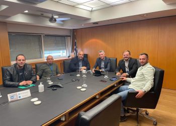 O Δήμαρχος Δεσκάτης στα γραφεία της ΔΕΗ παρουσία του Βουλευτή Γρεβενών Ιωάννη Γιάτισου