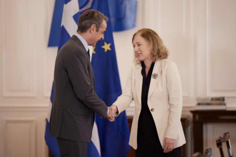 Συνάντηση του Πρωθυπουργού Κυριάκου Μητσοτάκη με την Αντιπρόεδρο της Ευρωπαϊκής Επιτροπής Věra Jourová