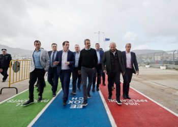 Eπίσκεψη του Πρωθυπουργού Κυριάκου Μητσοτάκη στον Δήμο Δυτικής Λέσβου