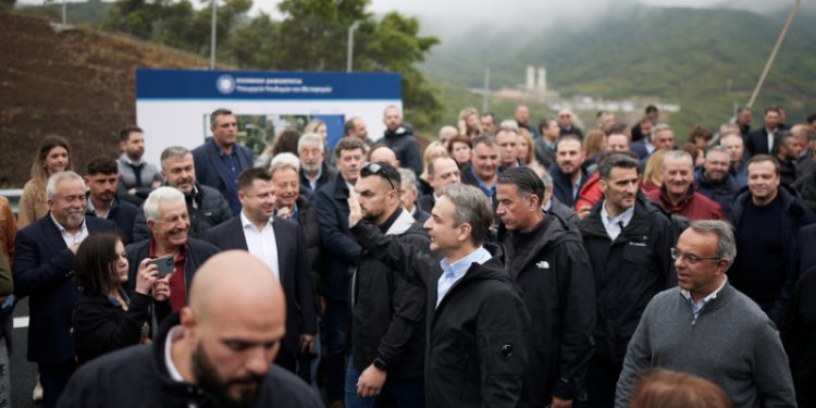 Ομιλία του Πρωθυπουργού Κυριάκου Μητσοτάκη στην εκδήλωση για την παράδοση του τμήματος Λαμία – Καλαμπάκα του Αυτοκινητόδρομου Κεντρικής Ελλάδας Ε65