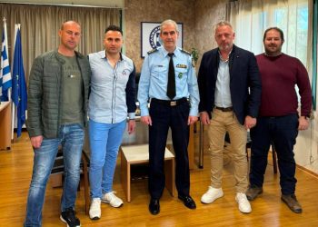 Εθιμοτυπική Επίσκεψη της Ένωσης Αστ.Υπαλ.Κοζάνης στο Γενικό Περιφ.Αστ.Διευθ.Δυτικής Μακεδονία ,Ταξίαρχο κ. ΣΠΑΝΟΥΔΗ Κωνσταντίνο