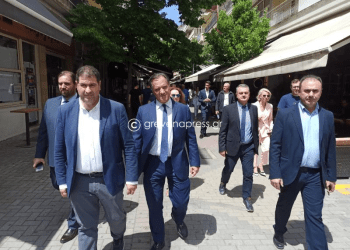 Στα Γρεβενά ο Υπουργός Υγείας Άδωνις Γεωργιάδης.