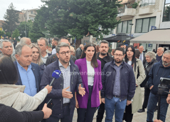 Ο Νίκος Ανδρουλάκης στα Γρεβενά