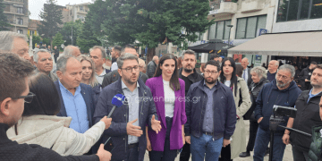 Ο Νίκος Ανδρουλάκης στα Γρεβενά