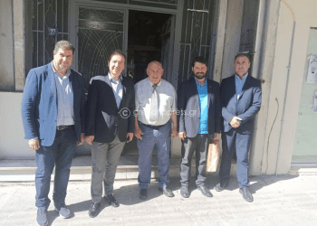 Ο Υφυπουργός Δικαιοσύνης Ιωάννης Μπούγας στο Δημαρχείο Γρεβενών(Βίντεο)