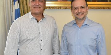 Συνάντηση Κοκκαλιάρη-Δούκα στο Δημαρχείο Κοζάνης