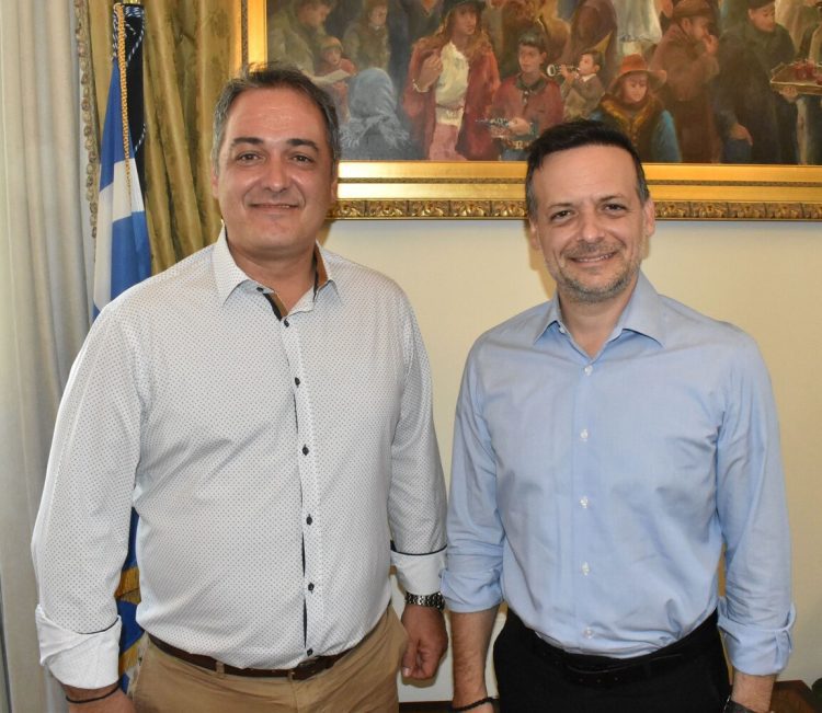 Συνάντηση Κοκκαλιάρη-Δούκα στο Δημαρχείο Κοζάνης