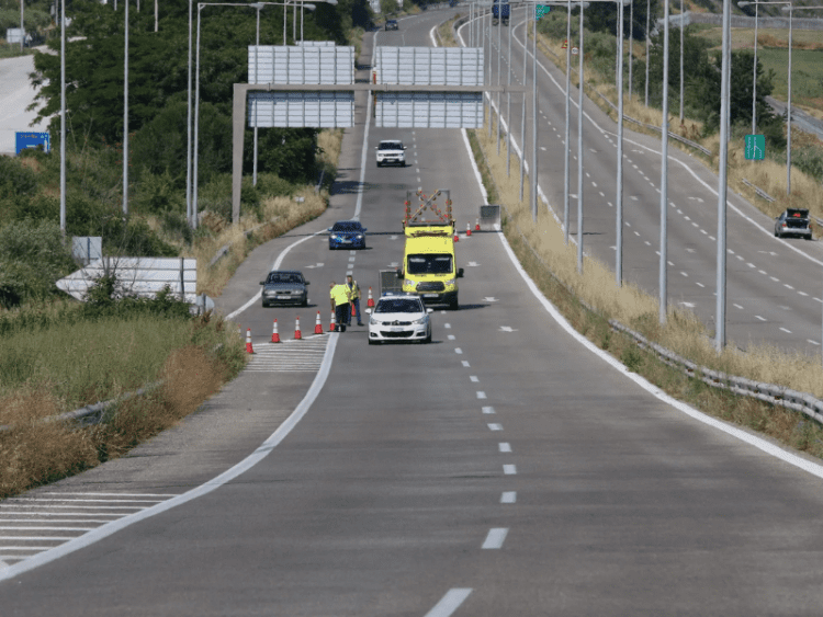 Διακοπή κυκλοφορίας όλων των οχημάτων στην Εγνατία Οδό.
