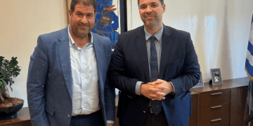 Συνάντηση Βουλευτή Γρεβενών Θανάση Σταυρόπουλου με τον Υφυπουργό στον Πρωθυπουργώ Θ. Κοντογεώργη