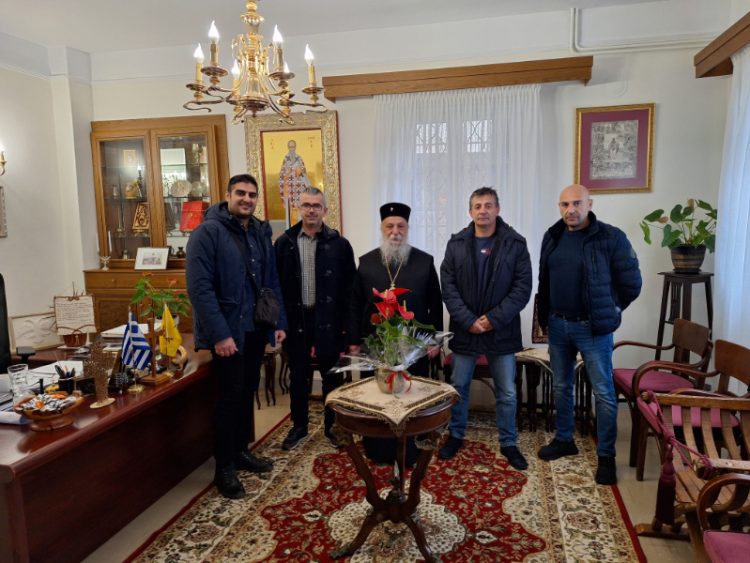 Επίσκεψη της Ένωσης Αστυνομικών Υπαλλήλων στο Μητροπολίτη Γρεβενών κκ Δαυίδ